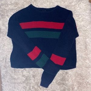 Kendall&Kylie cable knit cropped sweater